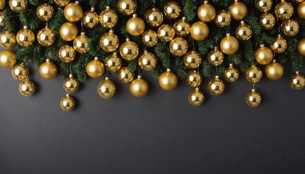 Elevate your christmas cheer with xxl gold bubble garland